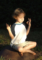 Connor Stallings in Lotus Position -2 - Buddy Stallings' grandchild...